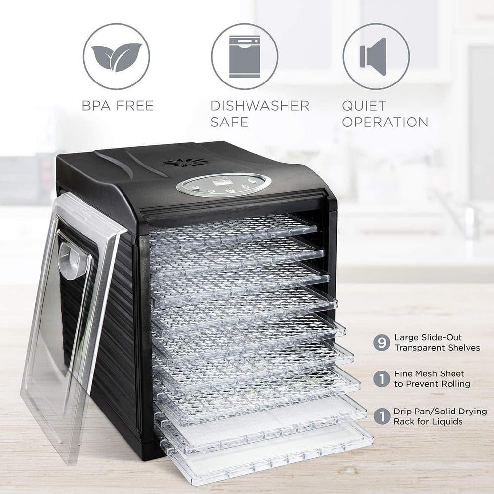 Ivation Ivation 9 Tray 600 Watt Food Dehydrator