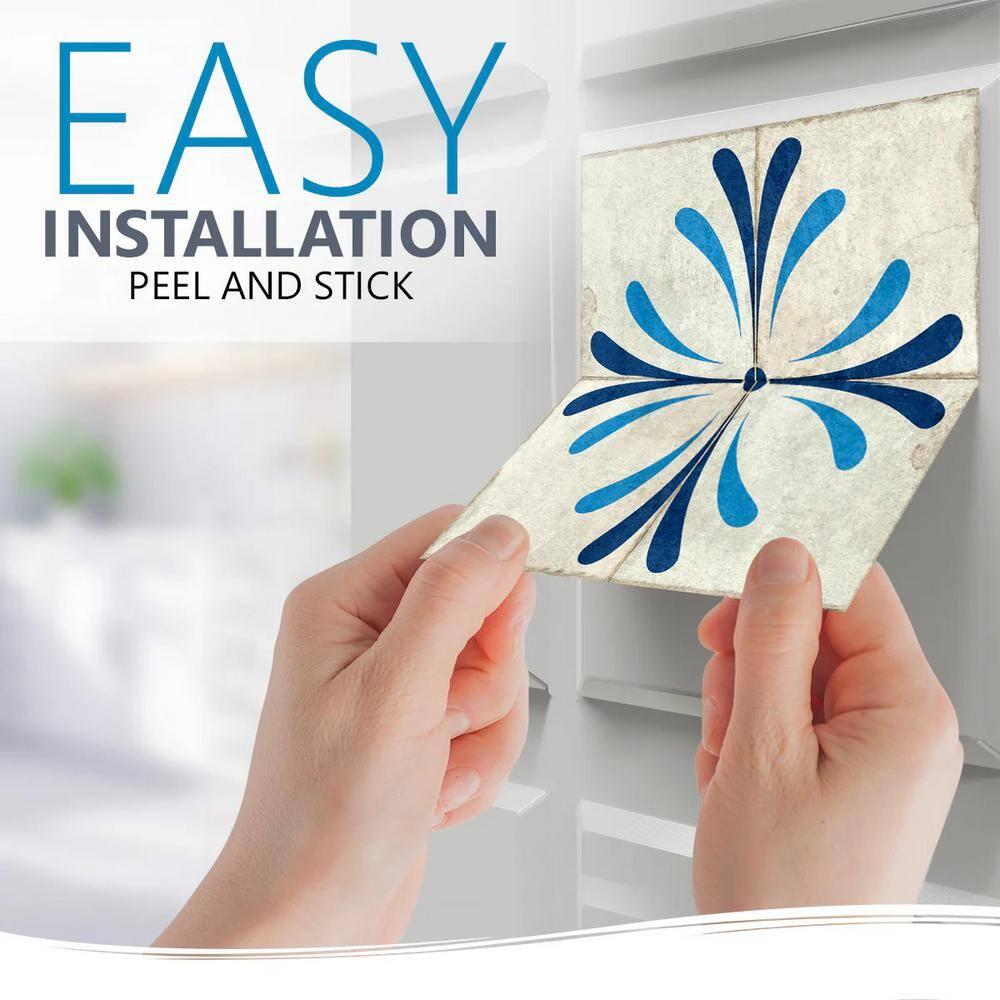 Mi Alma 8'' W x 8'' L Vinyl Peel and Stick Mosaic Tile (Set of 24)