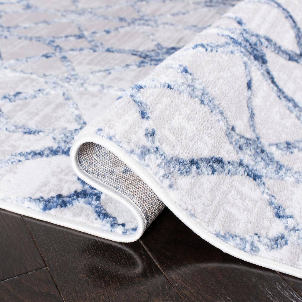 Amelia ALA792 Power Loomed Area Rug - Grey/Navy - 8'x10' - Safavieh.