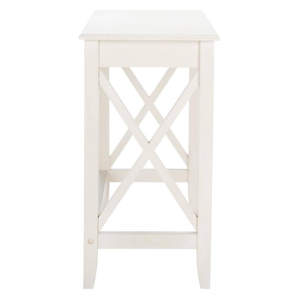 Kaytee Desk - DSK5713 - Distrssed White - Safavieh
