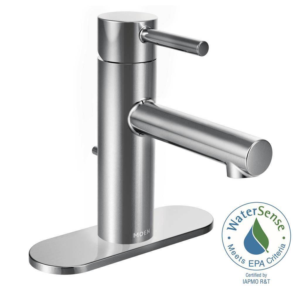 Align Single Hole Bathroom Faucet with Drain Assembly