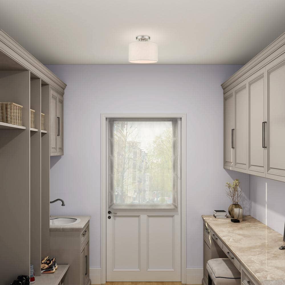Zipcode Design™ Darian Fabric Semi Flush Mount
