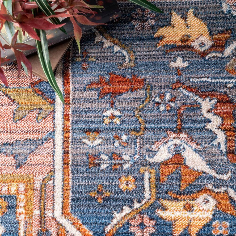 Nuloom Harriet Medallion 2x3 Accent Indoor Area Rug for Living Room Bedroom Dining Room Entryway Kitchen, Rust/Multicolor