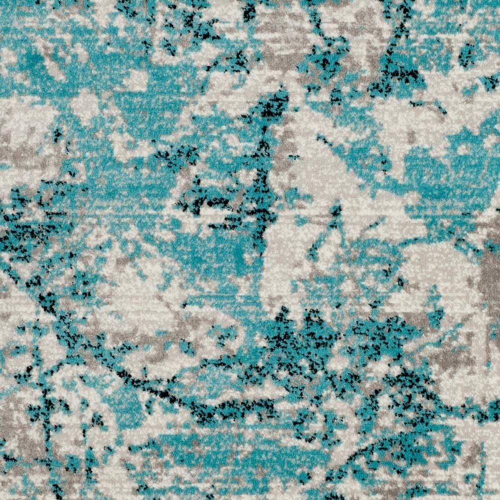 Skyler SKY186 Power Loomed Indoor Area Rug - Blue/Ivory - 5'1"x7'6" - Safavieh