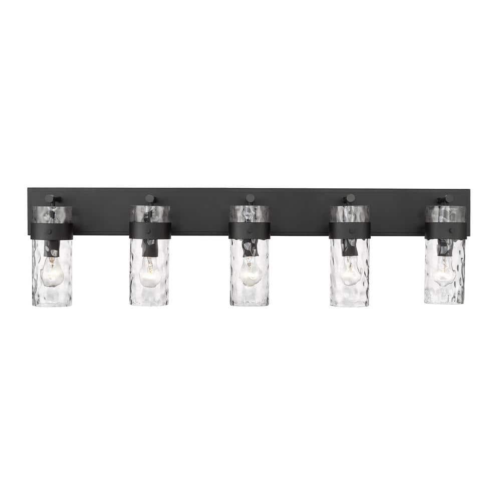 Z-Lite Fontaine 5 - Light Vanity in  Matte Black