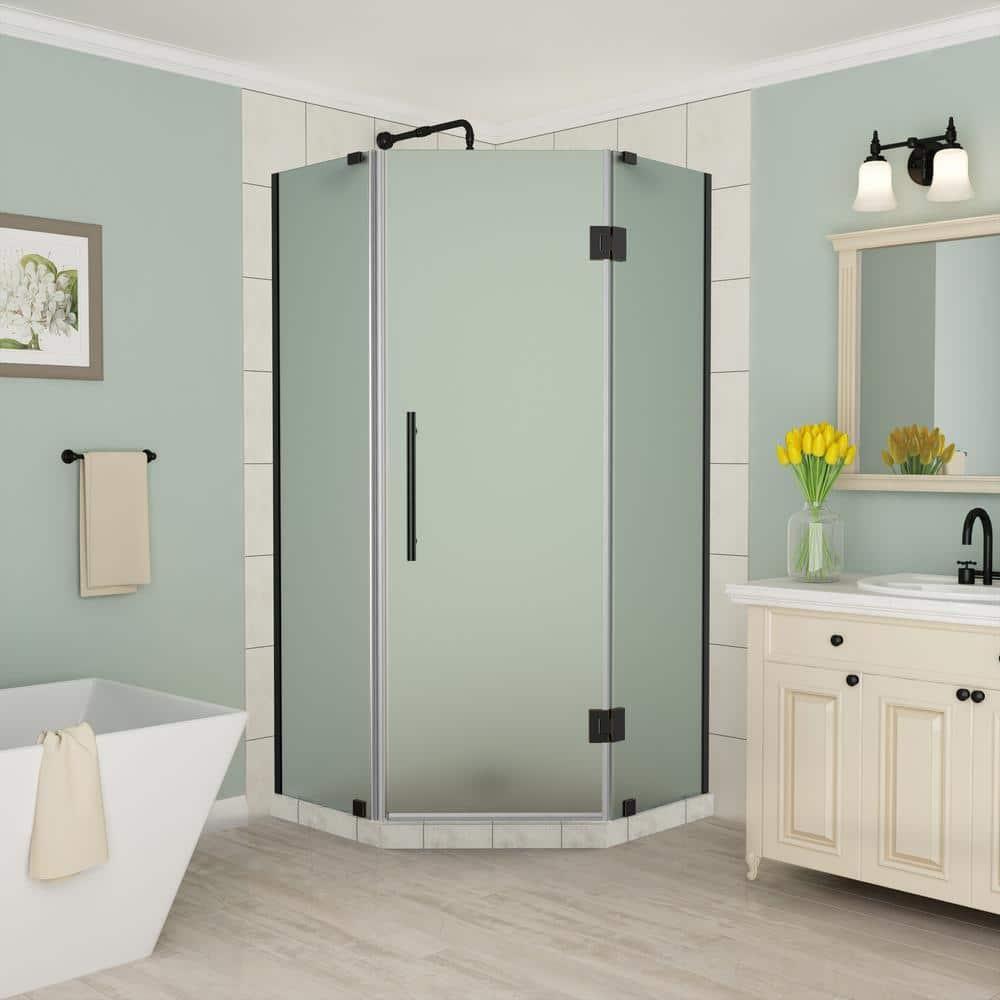 Merrick 34" x 72" Neo Angle Hinged Shower Enclosure