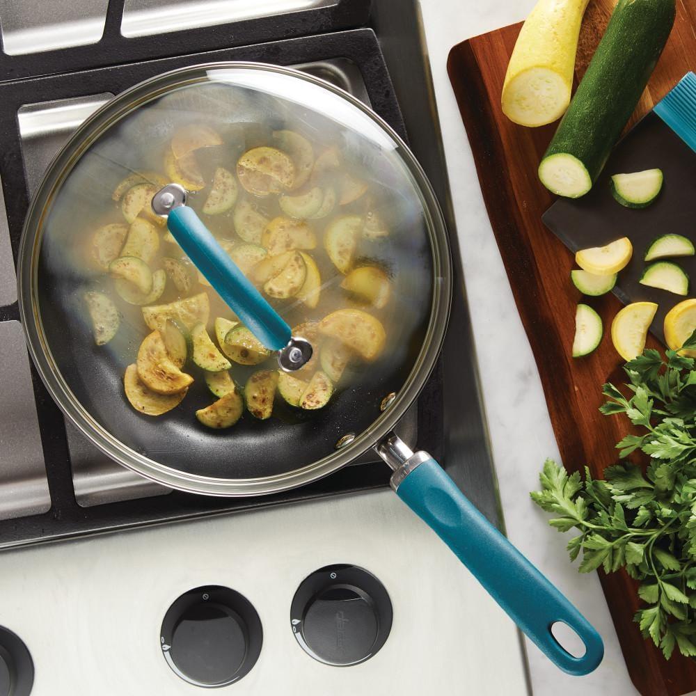 Rachael Ray Rachael Ray Create Delicious Hard Anodized Aluminum Nonstick Deep Frying Pan, 10.25-Inch