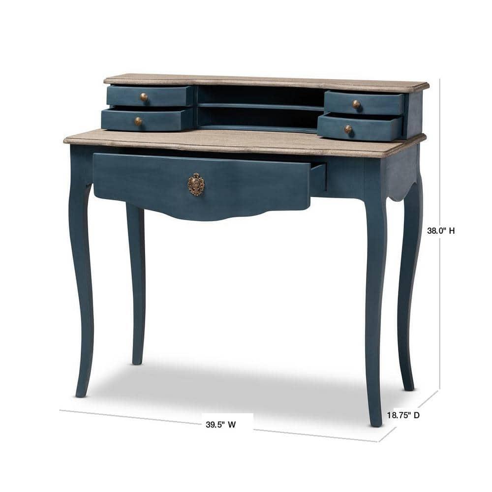 Alcott Hill® Solid Wood Base Writing Desk