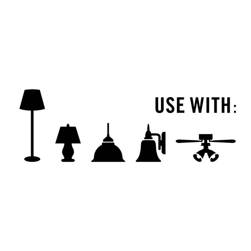 EcoSmart 100-Watt Equivalent A19 Non-Dimmable LED Light Bulb Daylight (4-Pack)