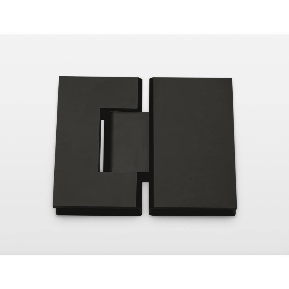 Glass Warehouse Halo 60 in. x 36 in. x 78 in. 90-degree Fully Frameless Glass Hinged Shower Enclosure 90-GH-60-36-MB