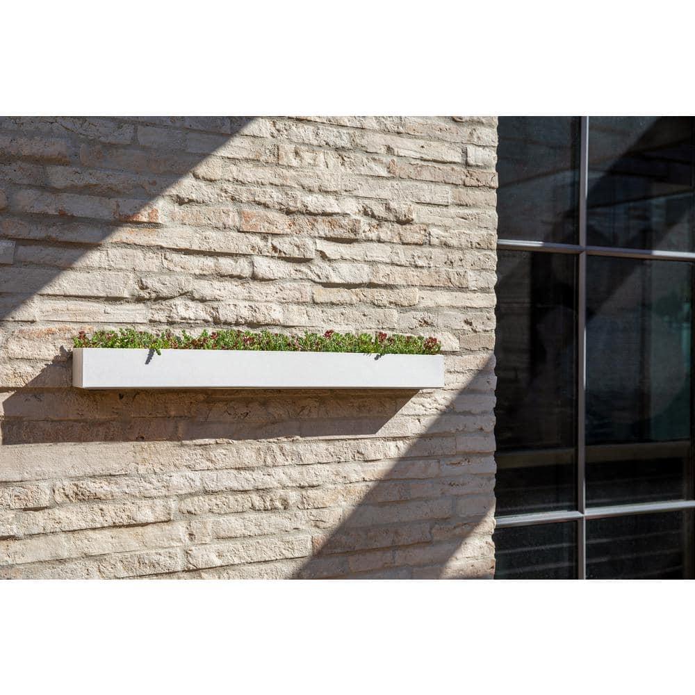 Veradek Geo Series Plastic Trough Hanging Planter