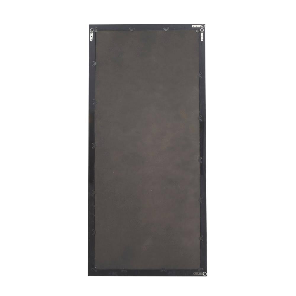 Studio 350 Black Wood Contemporary Wall Mirror 32"W, 70"H