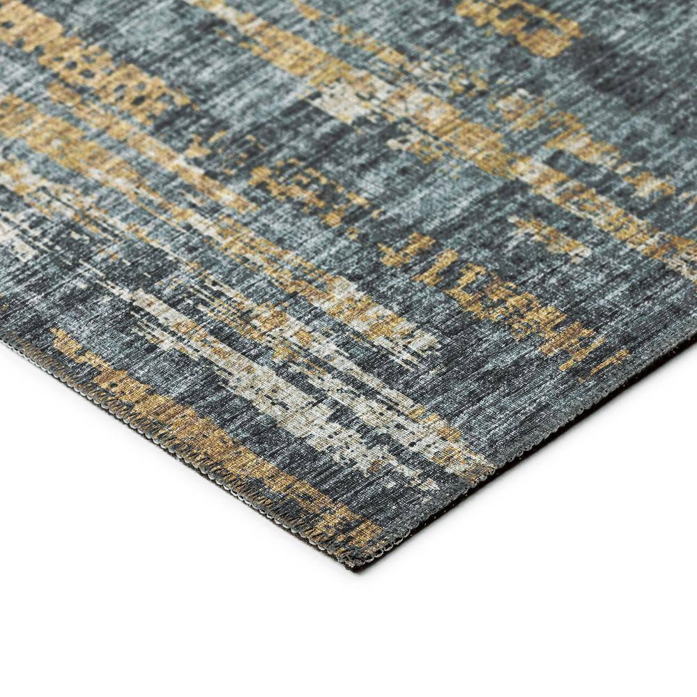 Addison Rugs Indoor/Outdoor Rylee Modern Stripes Washable Rug 9' x 12' - Granite