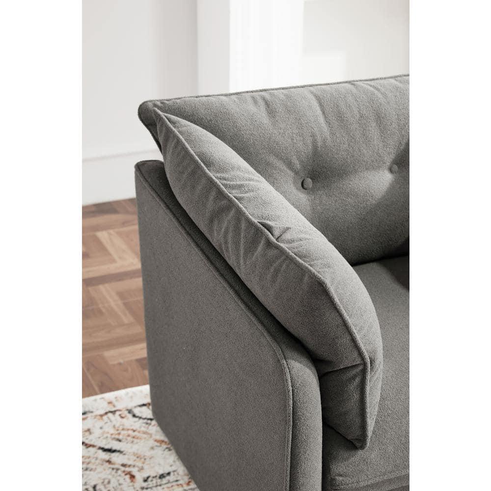 CHORLENIMI Modern Chenille Oversized Armchair | Wayfair