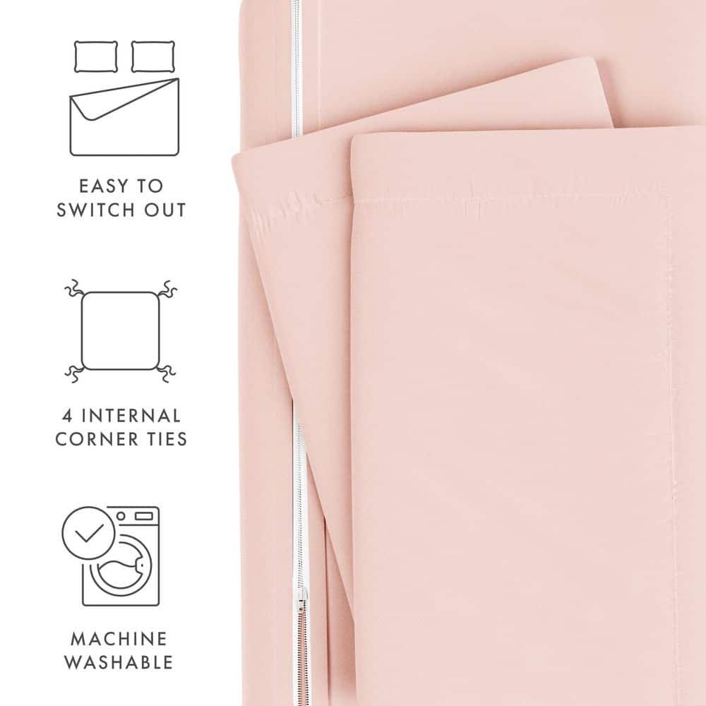 Duvet Cover Set Super Soft Microfiber Bedding in Solid Colors