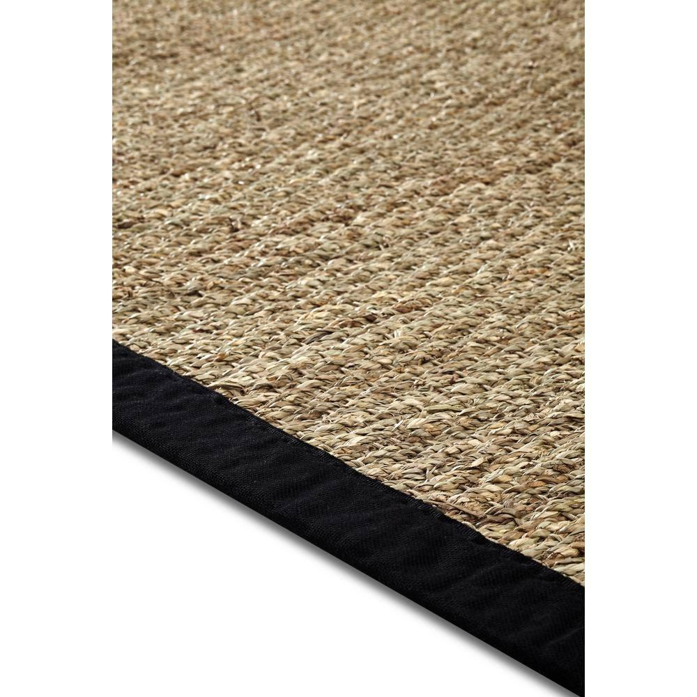 Chesapeake Seagrass Area Rug with Black border (5'x7')