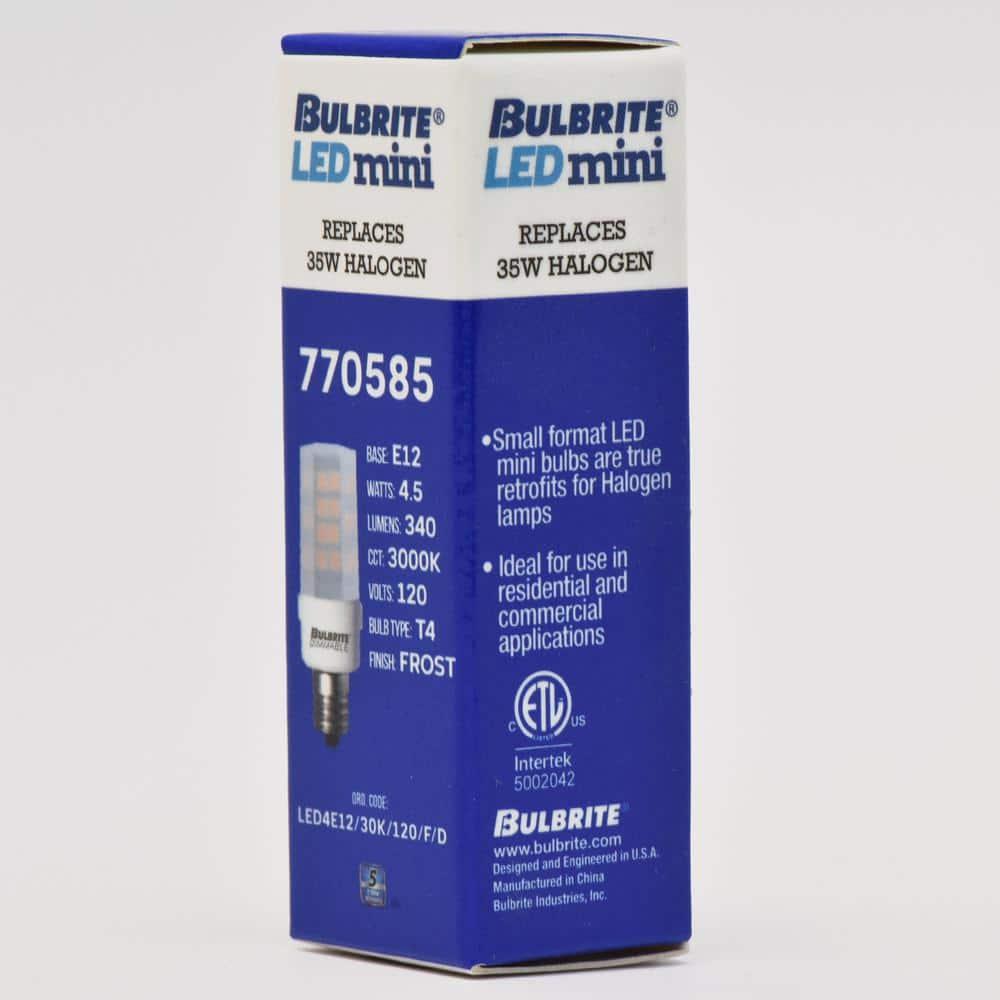 40 Watt Equivalent T4 Dimmable LED Bulb