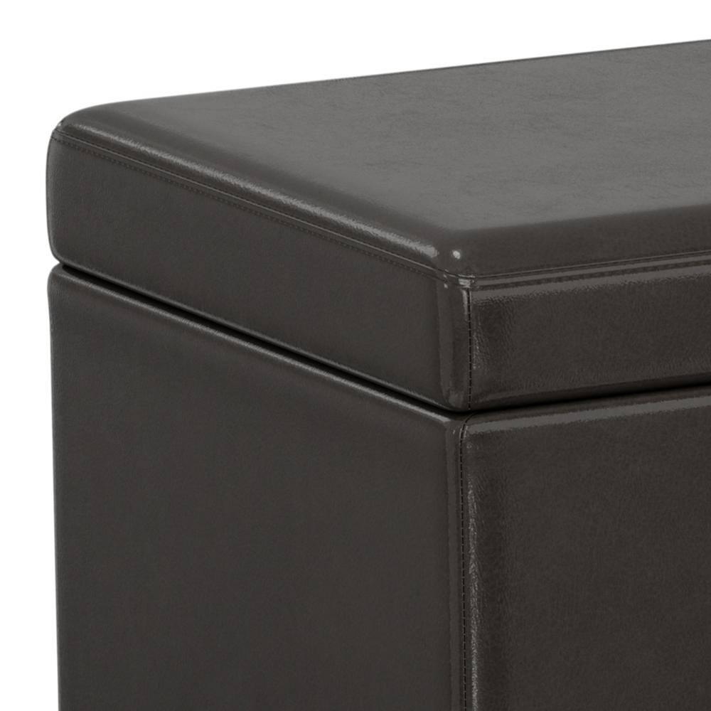 Simpli Home Avalon Extra Large Storage Ottoman Bench,Assembled