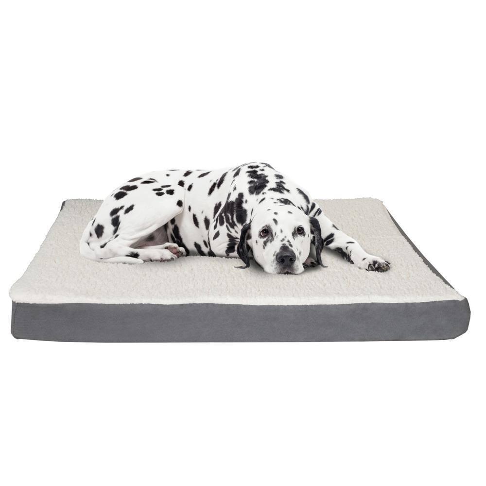 Petmaker PETMAKER Orthopedic Dog Bed - Memory Foam Crate Mat with Machine Washable Cover