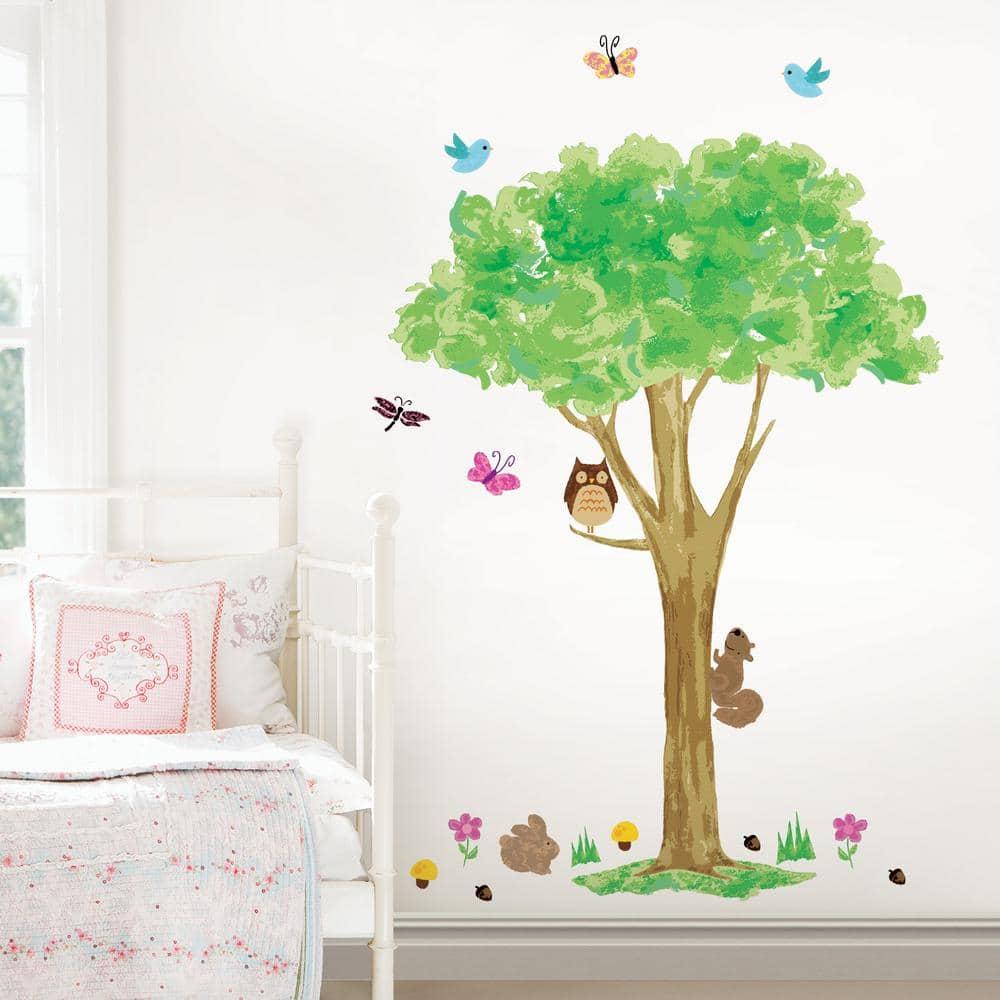 Springtime Forest Friends Peel & Stick Wall Decal Kit