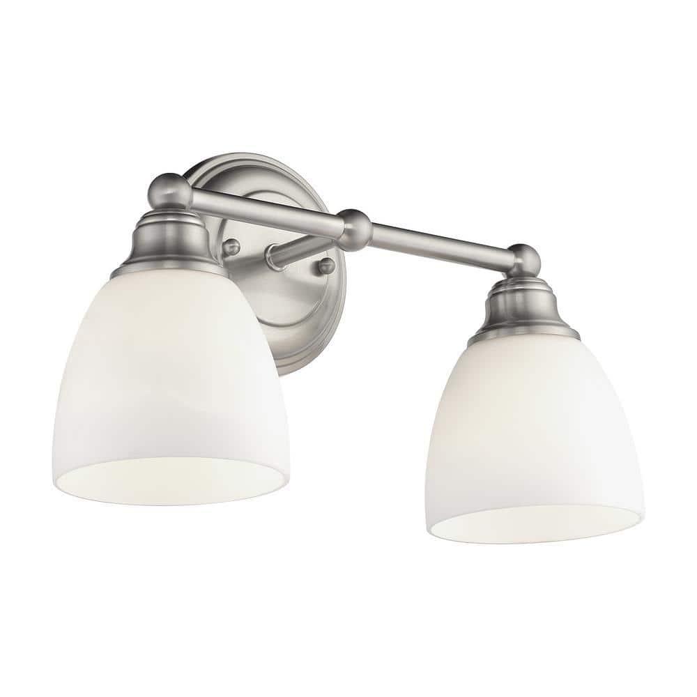 Livex Lighting Somerville 2 - Light Vanity in  Brushed Nickel