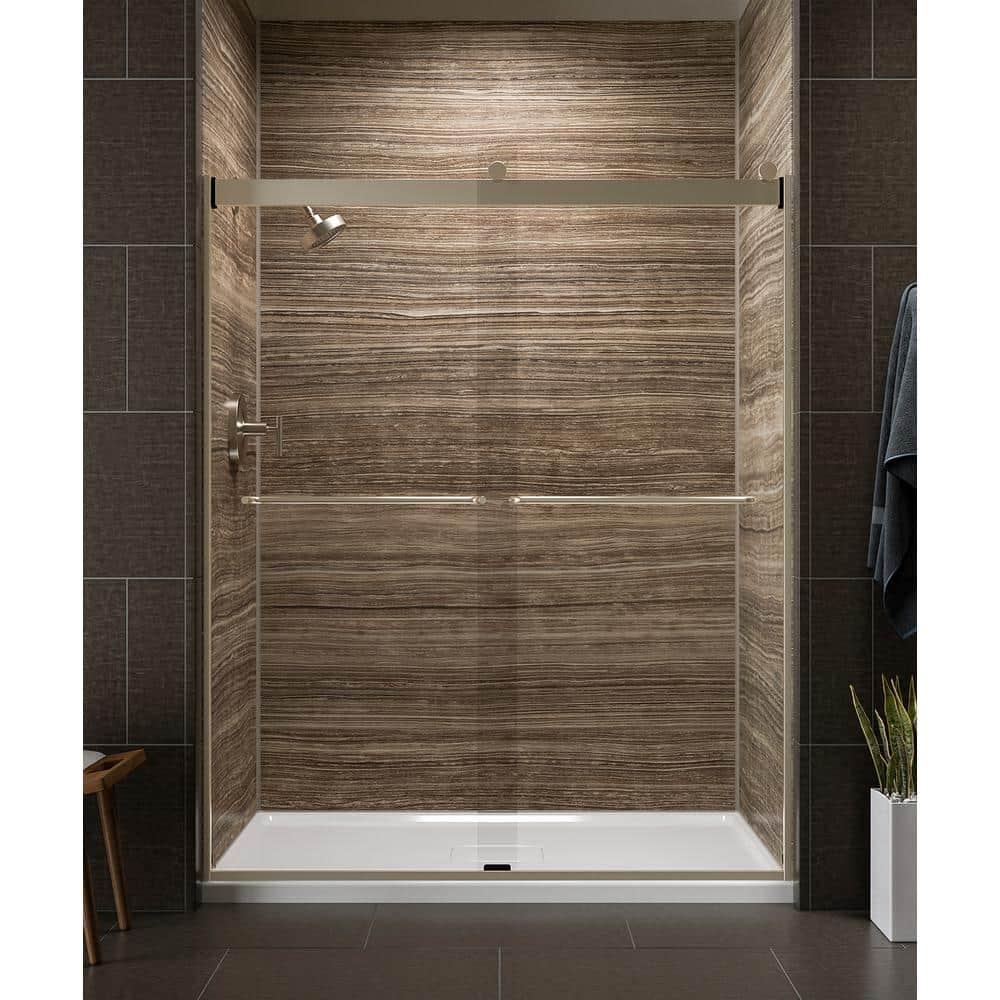 Levity 59.63" x 74" Bypass Shower Door with CleanCoat® Technology