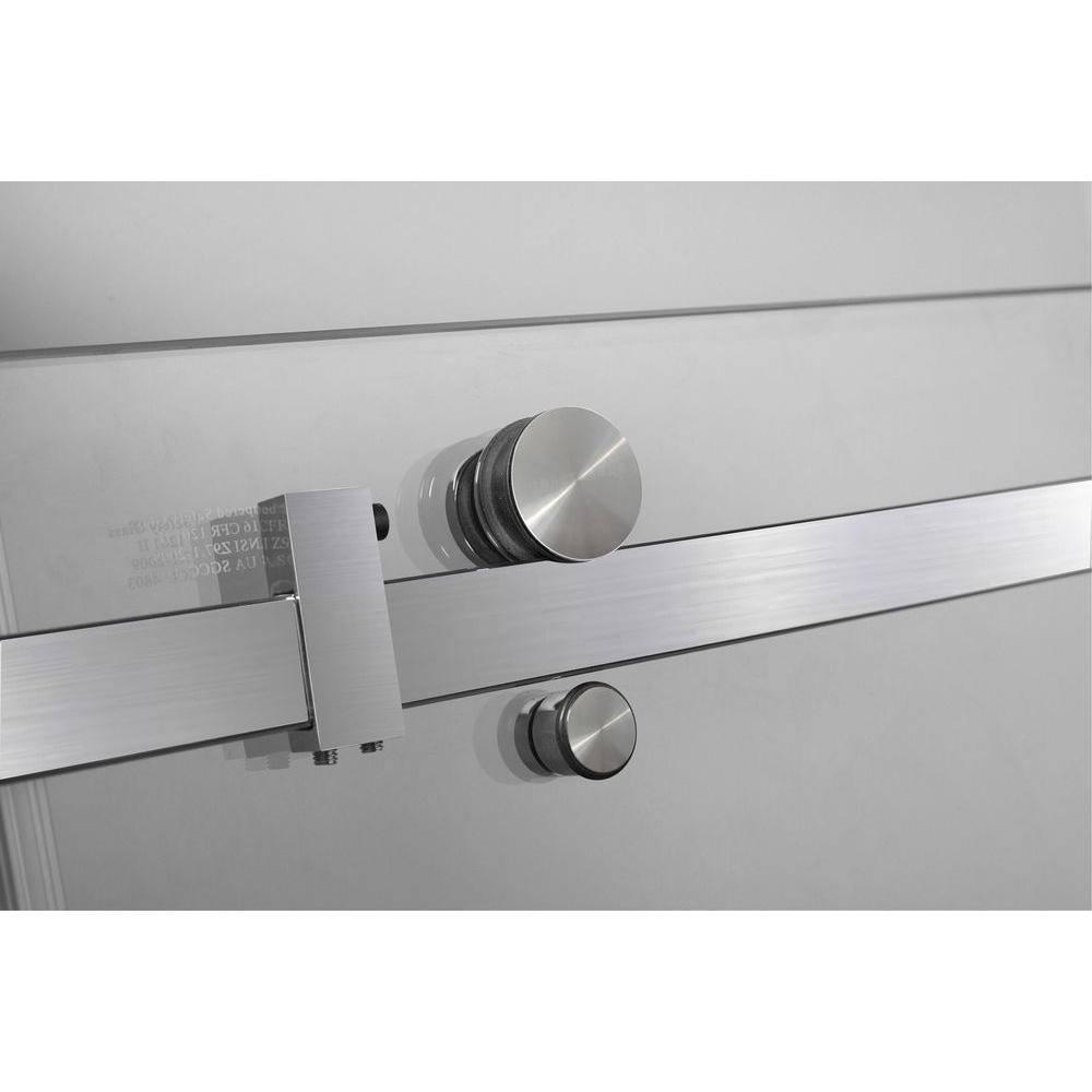 Moselle 77.5" Single Sliding Frameless Shower Door