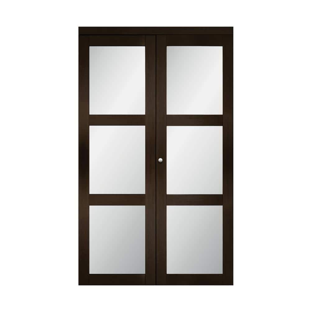Renin Euro 3-Lite Glass Bi-Fold Door