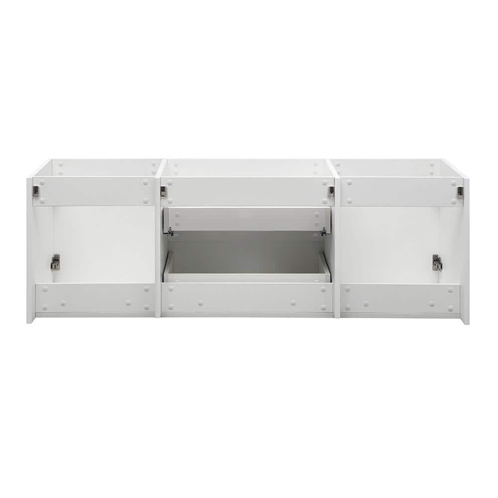 Valencia 60" Wall Mount Double Modern Bathroom Cabinet - Cabinet Only (Top and Sinks Not Included)