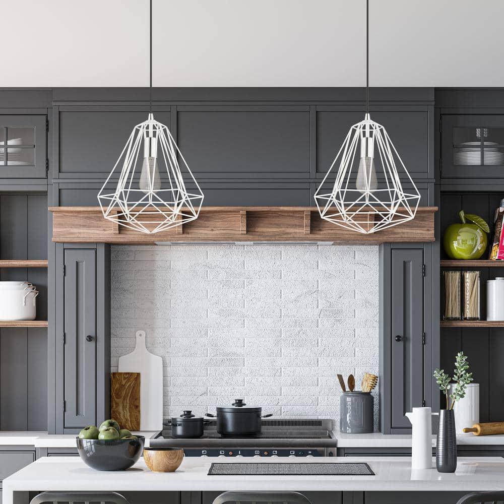 Livex Lighting Knox 1 - Light Pendant in  Shiny White