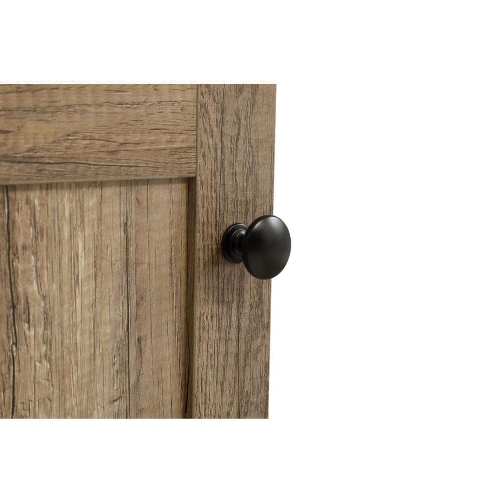 18 in. Single Bathroom Vanity, Natural Oak