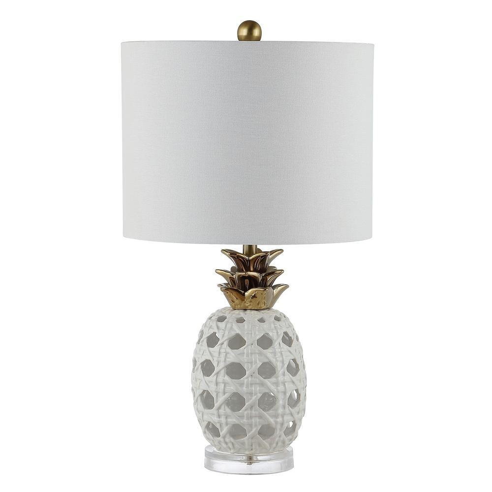 Sonny Table Lamp - 24 Inch Height - TBL4357 - White - Safavieh