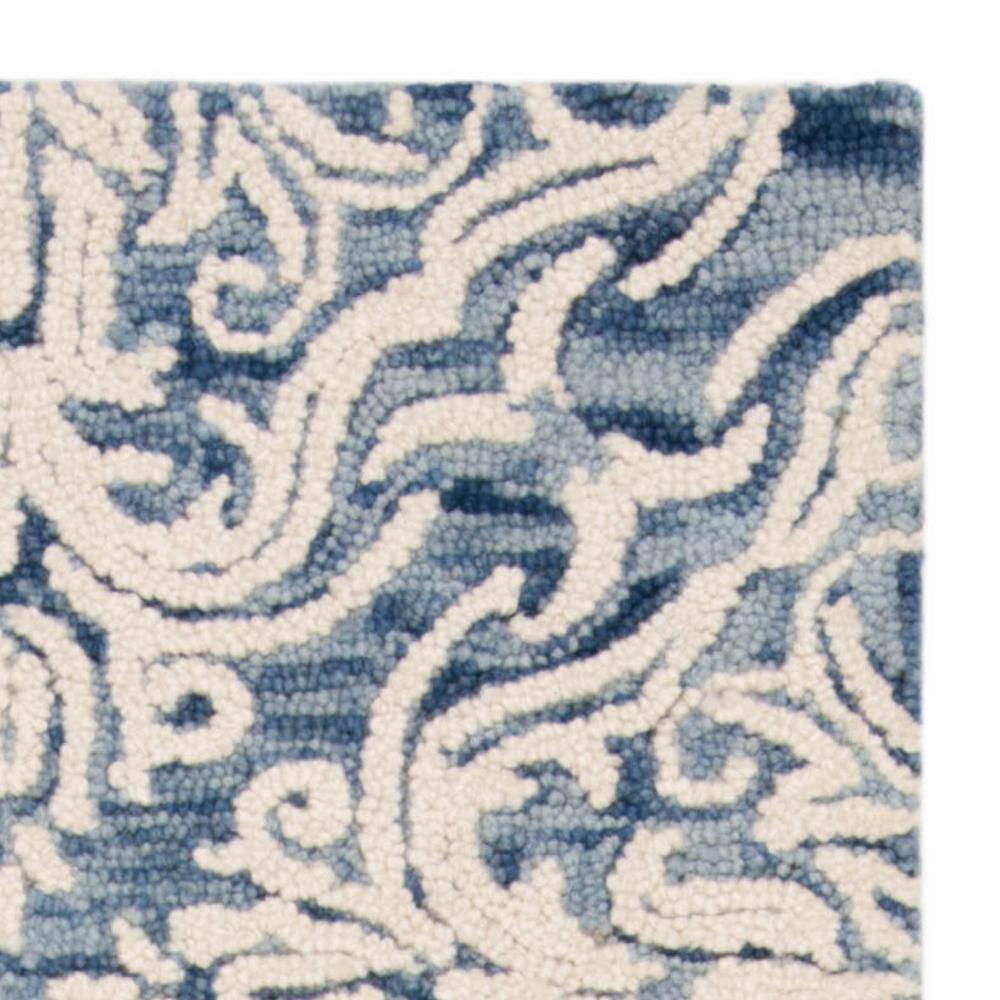Blossom BLM103 Hand Tufted Runner Rug - Blue/Ivory - 2'3"x8' - Safavieh.