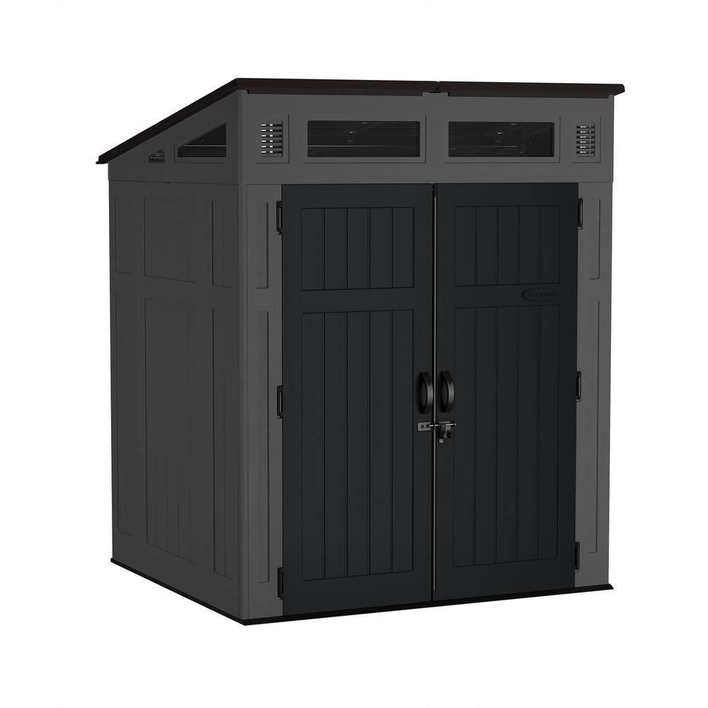 Suncast Suncast Modernist 6 ft. W x 5 ft. D Resin Vertical Storage Shed
