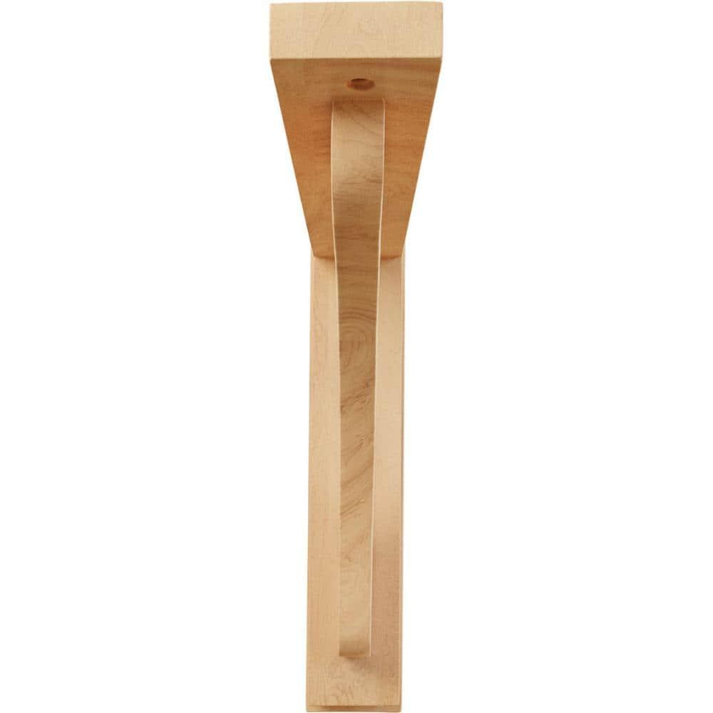 Ekena Millwork Reese H 2.5'' W D Wood Bracket / Corbel