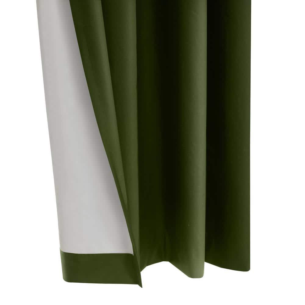Thermaplus Alpine Blackout Premium Stylish and Functional Grommet Curtain Panel 52" x 95" Olive