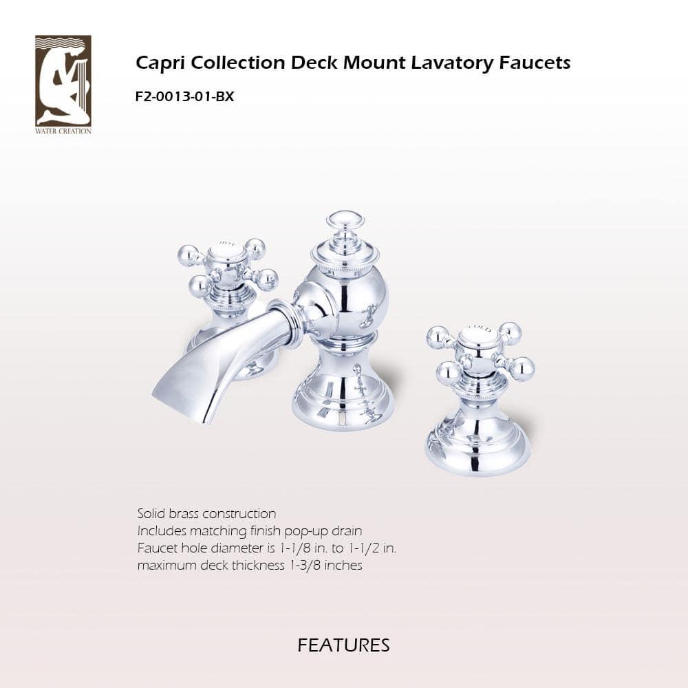 Widespread 2-handle Bathroom Faucet with Drain Assembly