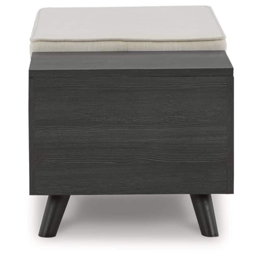 Loon Peak® Kadira Polyester Upholstered Storage Bench