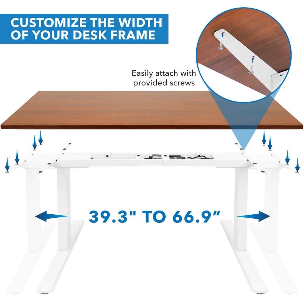 Mount-It Ultimate Dual Motor Electric Standing Desk with 48" Tabletop