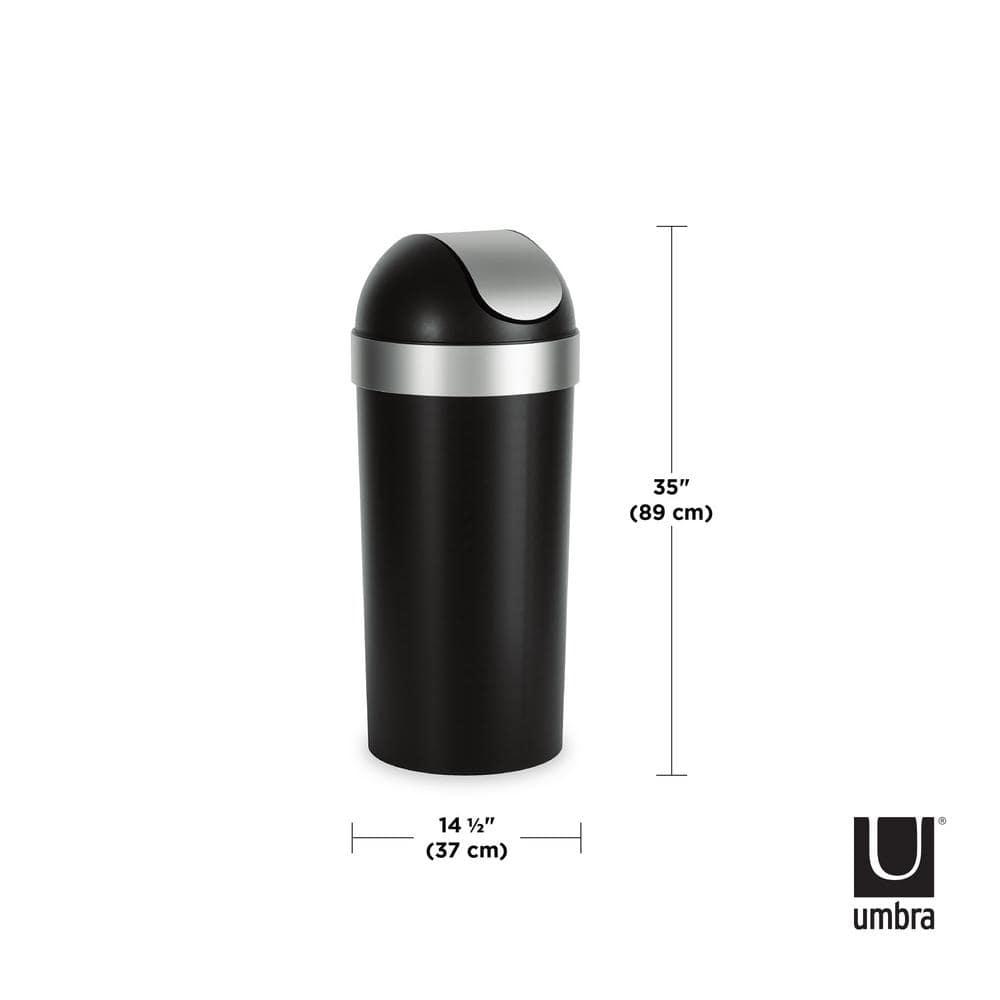 Venti Plastic Swing Top Trash Can - 16 Gallons