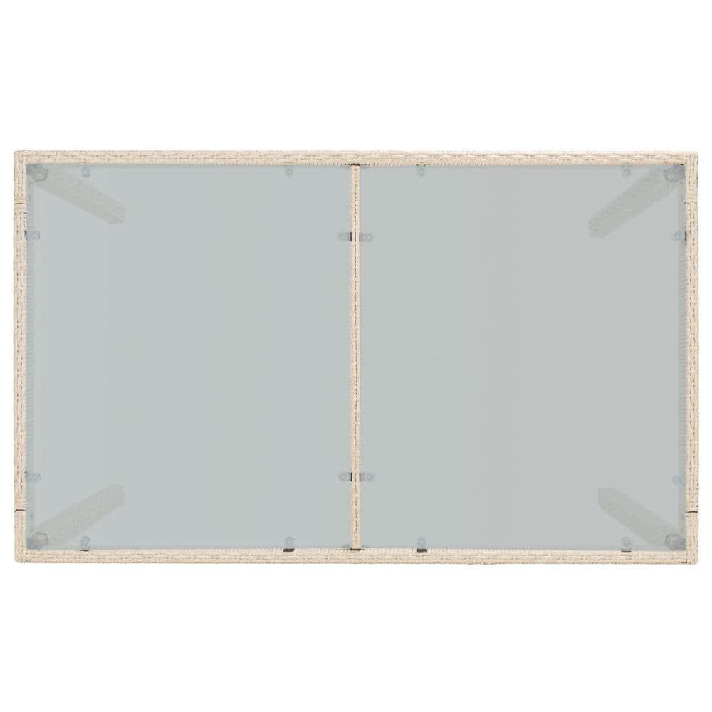 Jolin 7 Pc Dining Set - Outdoor - PAT7706 - Beige/White - Safavieh