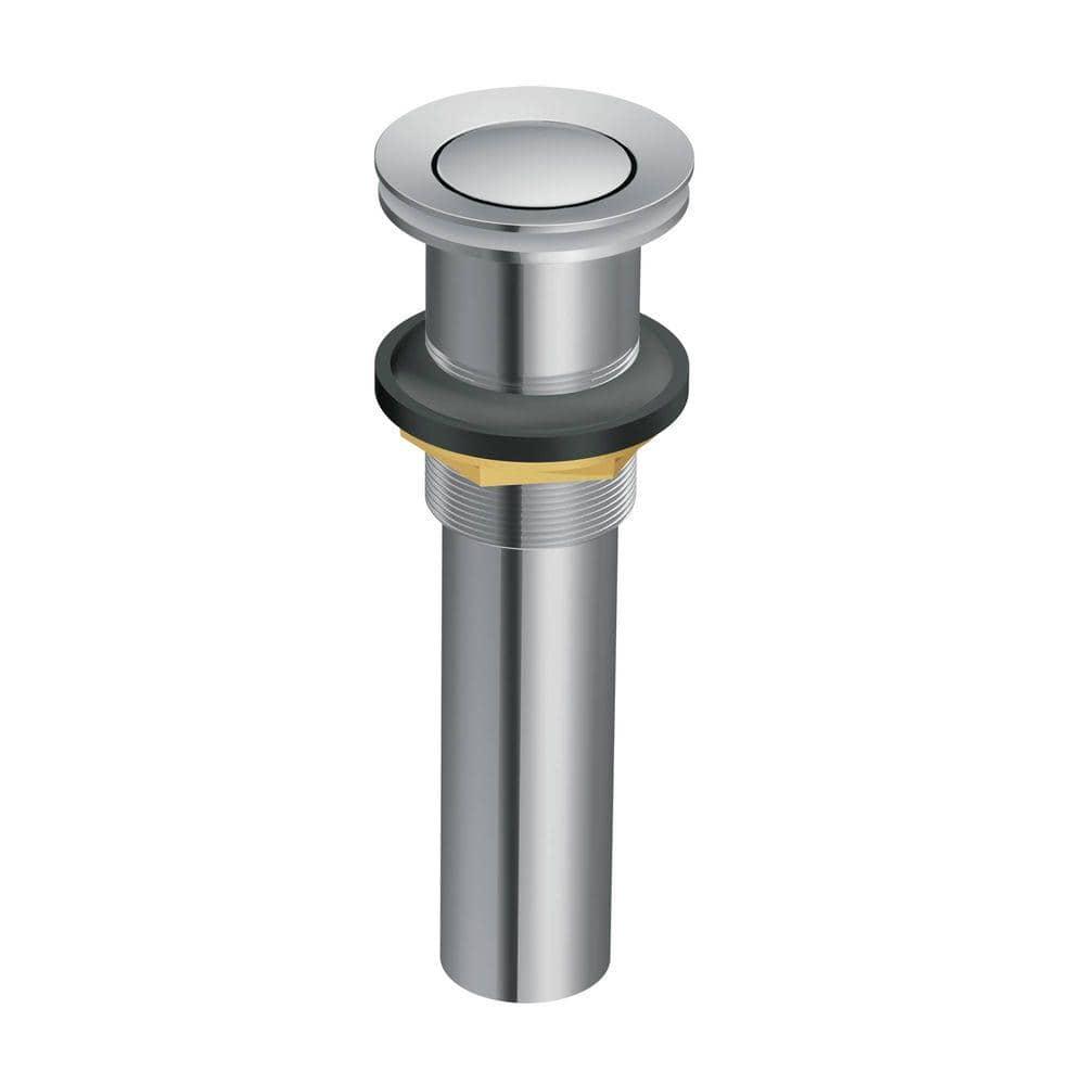 Moen Spring Loaded Push Button Bathroom Drain Assembly, Without Overflow