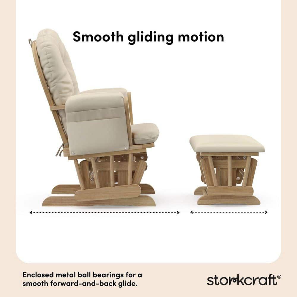 Hoop Glider with Ottoman