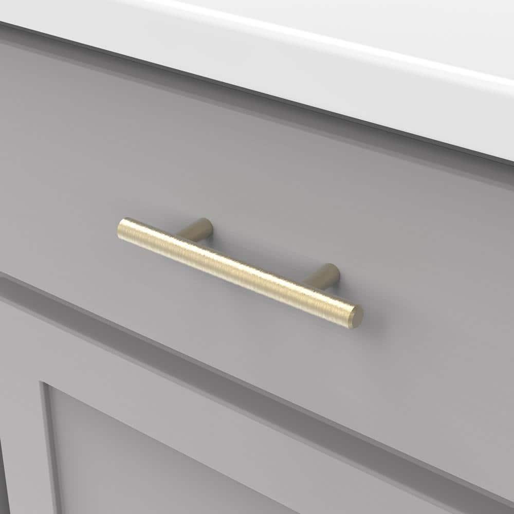 Bar Pull Kitchen Cabinet Handles, Solid Core Drawer Pulls for Cabinet Doors, 3"