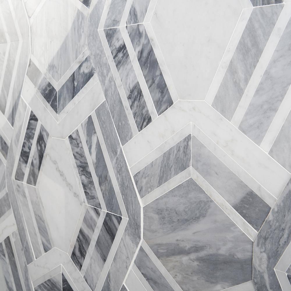 Bond Tile Tenor Marble Random Mosaic Wall & Floor Tile