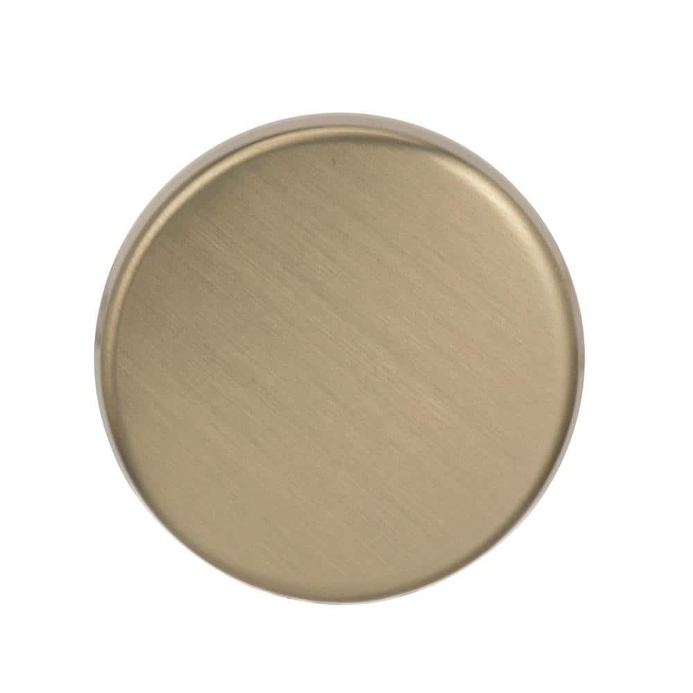 Amerock Blackrock 1-5/16 inch (33mm) Diameter Golden Champagne Cabinet Knob