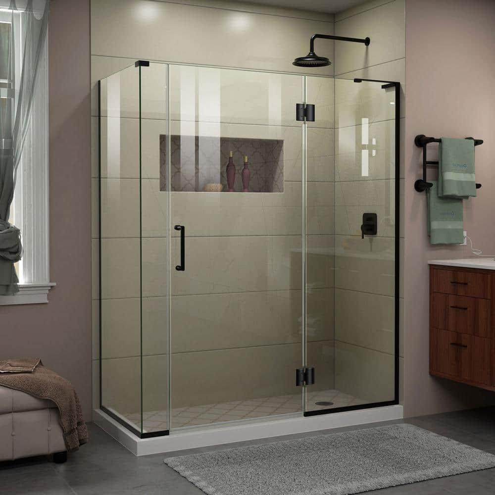 DreamLine Unidoor-X 59.5" x 72" Frameless Rectangle Hinged Shower Enclosure E32906530R-09