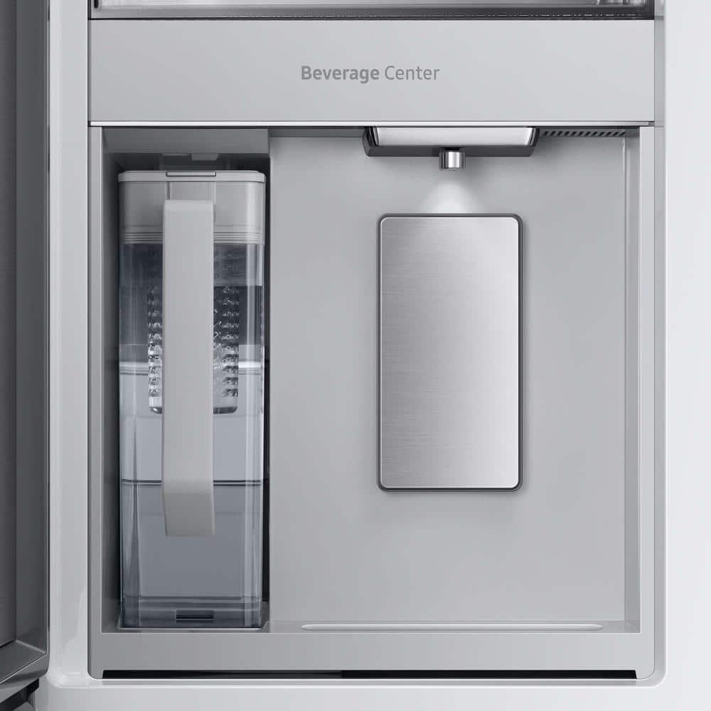 Bespoke 4-Door French Door Refrigerator (29 cu. ft.) with Beverage Center™ - Middle and Bottom Panels