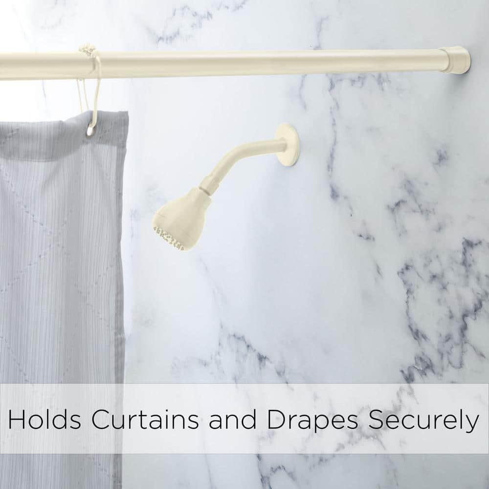 Bath Bliss 42'' Straight Tension Shower Curtain Rod