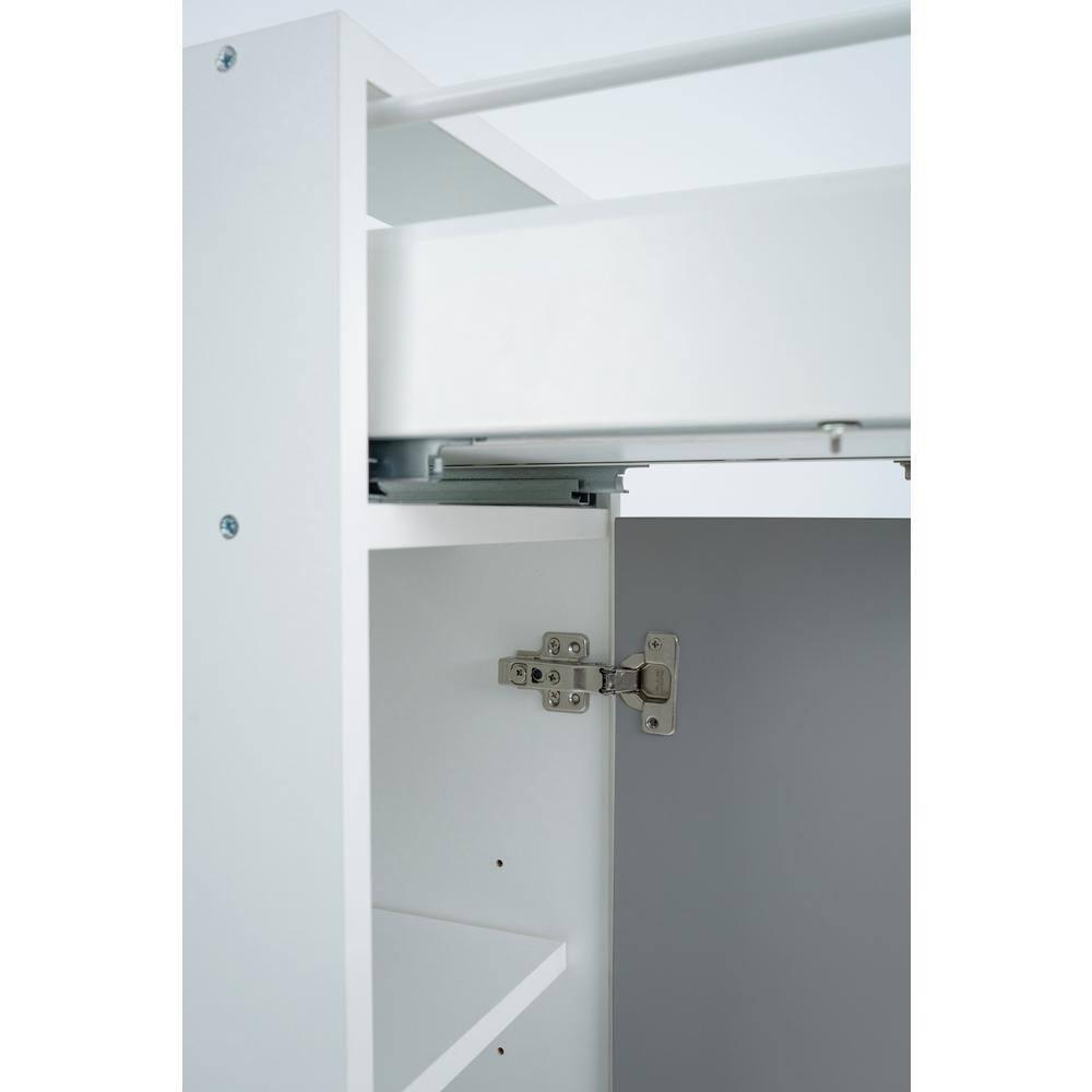 Cambridge Ready to assemble Matte Gray Base Kitchen Cabinet,1 Drawer